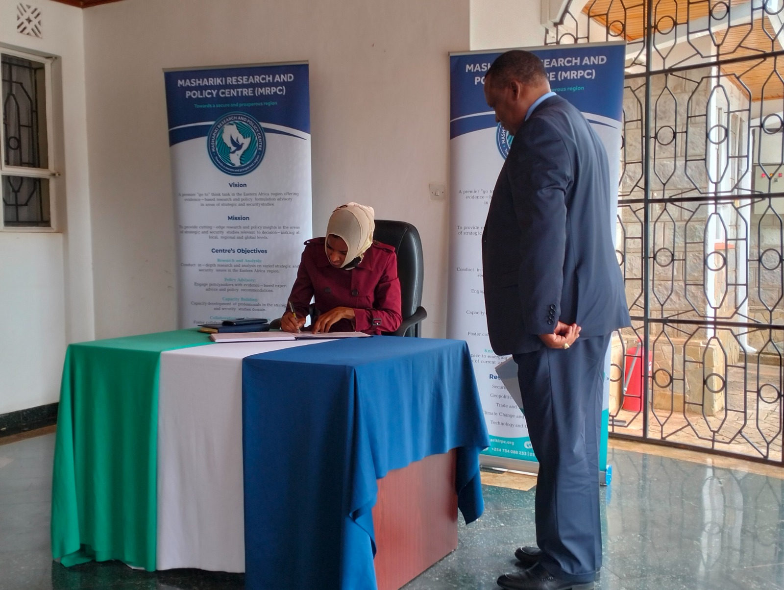 Consultative Meeting with Assistant Director, Foreign Service Academy, Ministry of Foreign and Diaspora Affairs (2)