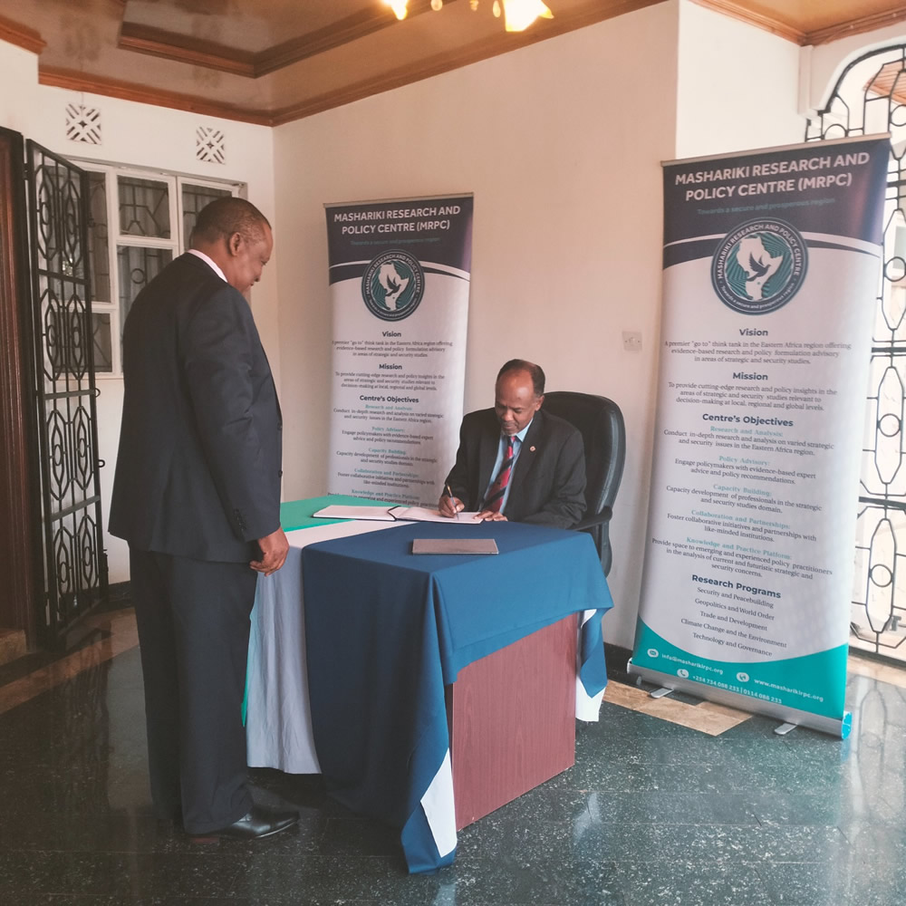 MRPC consultative meeting with Mr. Mukhtar Ogle, EBS, OGW, former head of Strategic Initiatives, Executive Office of the President, Republic of Kenya