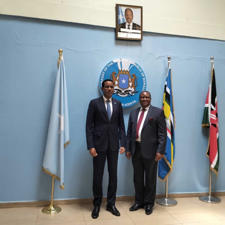 Strengthening Research and Policy Dialogues: MRPC Pays Courtesy Visit to the Ambassador of the Federal Republic of Somalia to Kenya, H.E. Amb. Jabril Ibrahim Abdulle