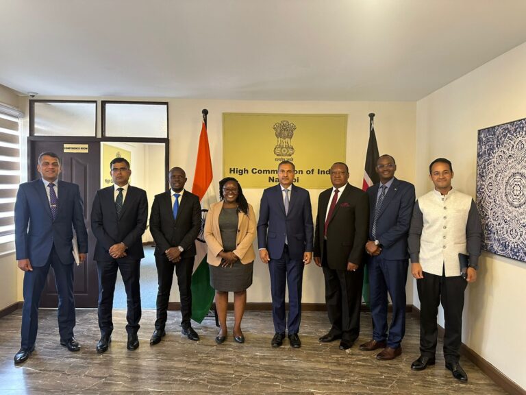 MRPC Delegation Pays Courtesy Call to the High Commissioner of India in Kenya