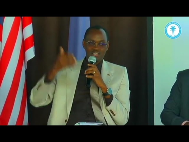 Dr. Solomon Njenga – MRPC – Makes Presentation During Daystar University Diplomatic Day