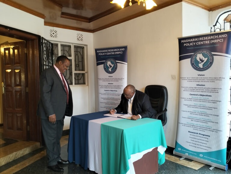 MRPC and Prof. Tim Murithi of IJR Hold Strategic Consultations on Peacebuilding and Regional Stability
